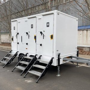 3 Doors VIP Mobile Toilet