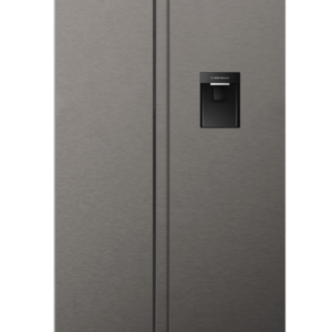 Hisense 541L Side-By-Side Refrigerator With Water Dispenser H680Sit-WD Grey