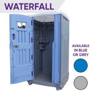Portable Shower – Waterfall – Twin Skin Blue