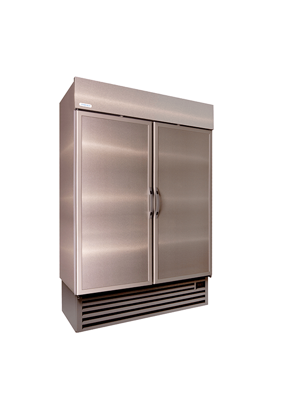 STAYCOLD DOUBLE SOLID HINGED DOOR FREEZER W/ S/S SIDES AND GREY TRIM - Munaaz South Africa