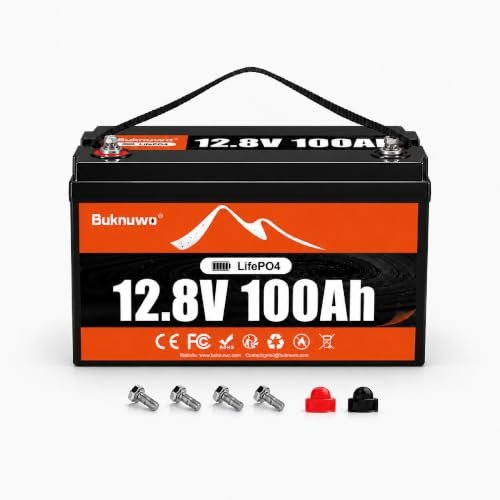 12.8V 100Ah LiFePO4 Battery With Low Temp Protection,1280Wh 15000+ Deep Cycles, Lightweight Lithium Battery for Marine, Boat,RVs,Yacht,Off Grid
