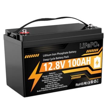 12V 100Ah LiFePO4 Lithium Battery Group 31 Deep Cycle for RV Trolling Motor