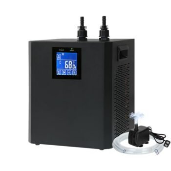 Aquarium Chiller 79 Gal, 1/3 HP Water Chiller Machine, Hydroponic Cooling System, Fish Tank Chiller with Upgraded LED Display, for Axolotl Jellyfish