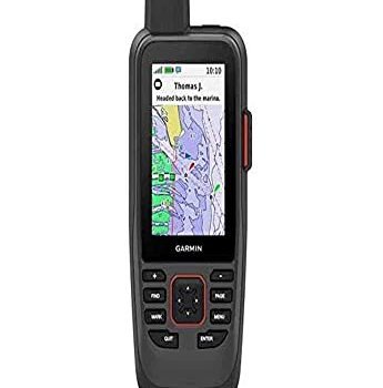 Garmin GPSMAP 86Sci, Floating Handheld GPS with Button Operation, Preloaded BlueChart G3 Coastal Charts And Inreach Satellite Communication capabilities, Stream Boat Data From...
