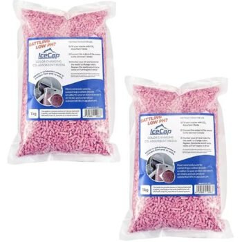 IceCap Color Changing CO2 Absorbent Media, 1 kg TWO PACK Bundle (2 Items)