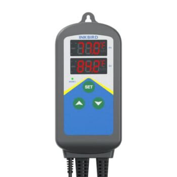 Inkbird Aquarium Heater with Probe Thermostat Fish Ornamental Shrimp Reef Tanks 24 Hours Double Time with Day Night Automatic Temperature Controller