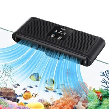 PAIZOO Aquarium Chiller Fan, Ultra-Quiet Fish Tank Cooler with 3 Speed Mode