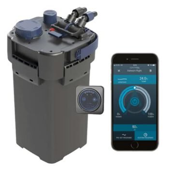 Sicce 950 SDC Mega Filtra Canister Filter with App Monitoring & Control - Aquariums Up to 250 Gallons - Aquarium Canister Filter