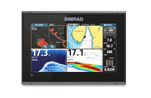 Simrad GO9 XSE - 9-inch Chartplotter with HDI Transducer, C-MAP Discover Chart Card