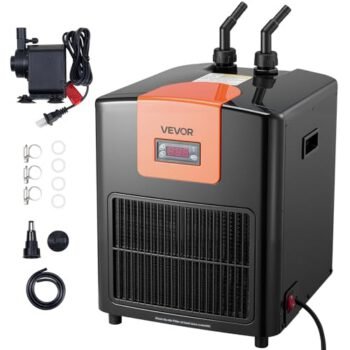 VEVOR Aquarium Chiller, 110 Gallon, 1/3 HP Water Chiller for Hydroponics